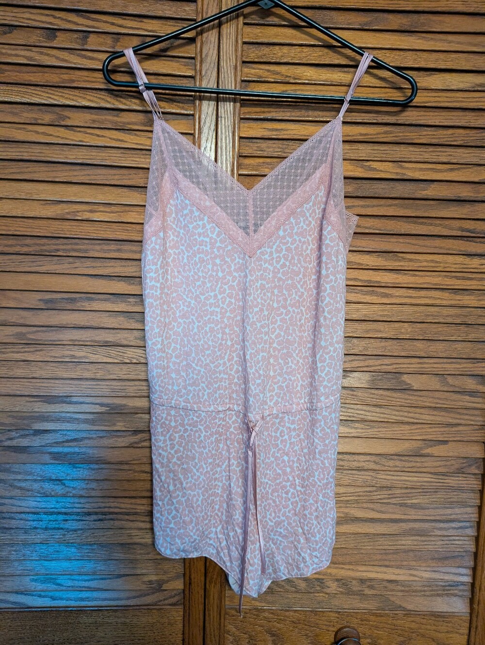 Victoria's Secret Women's Pink Short Romper Pajama Lingerie Size Extra Small